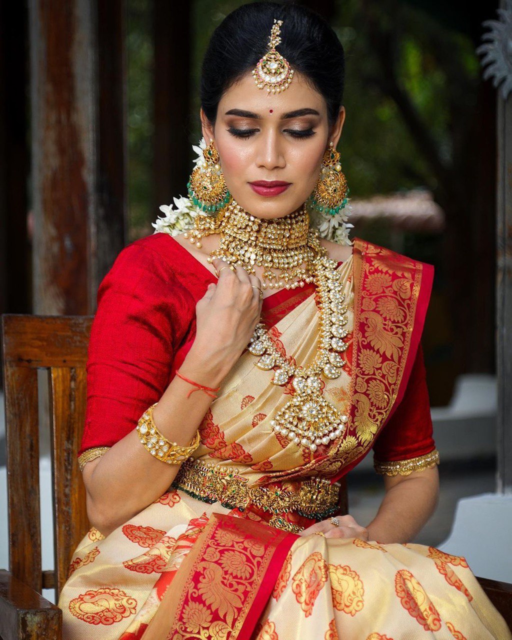 Woven Paithani Jacquard, Art Silk by Icultuer  (Multicolor)