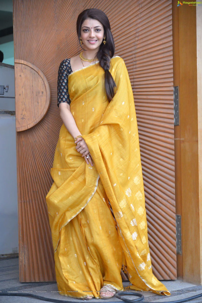 Beautiful Yellow Mangalagiri Linen Silk by Icultuer