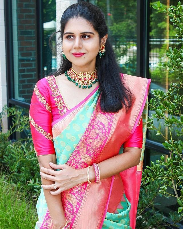 Occasion Special Banarasi Cotton Silk Jacquard by Icultuer