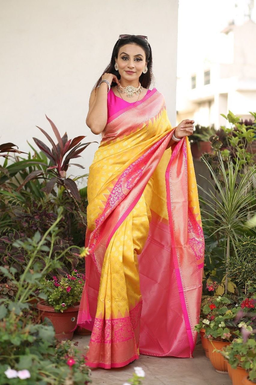 Occasion Special Banarasi Cotton Silk Jacquard by Icultuer