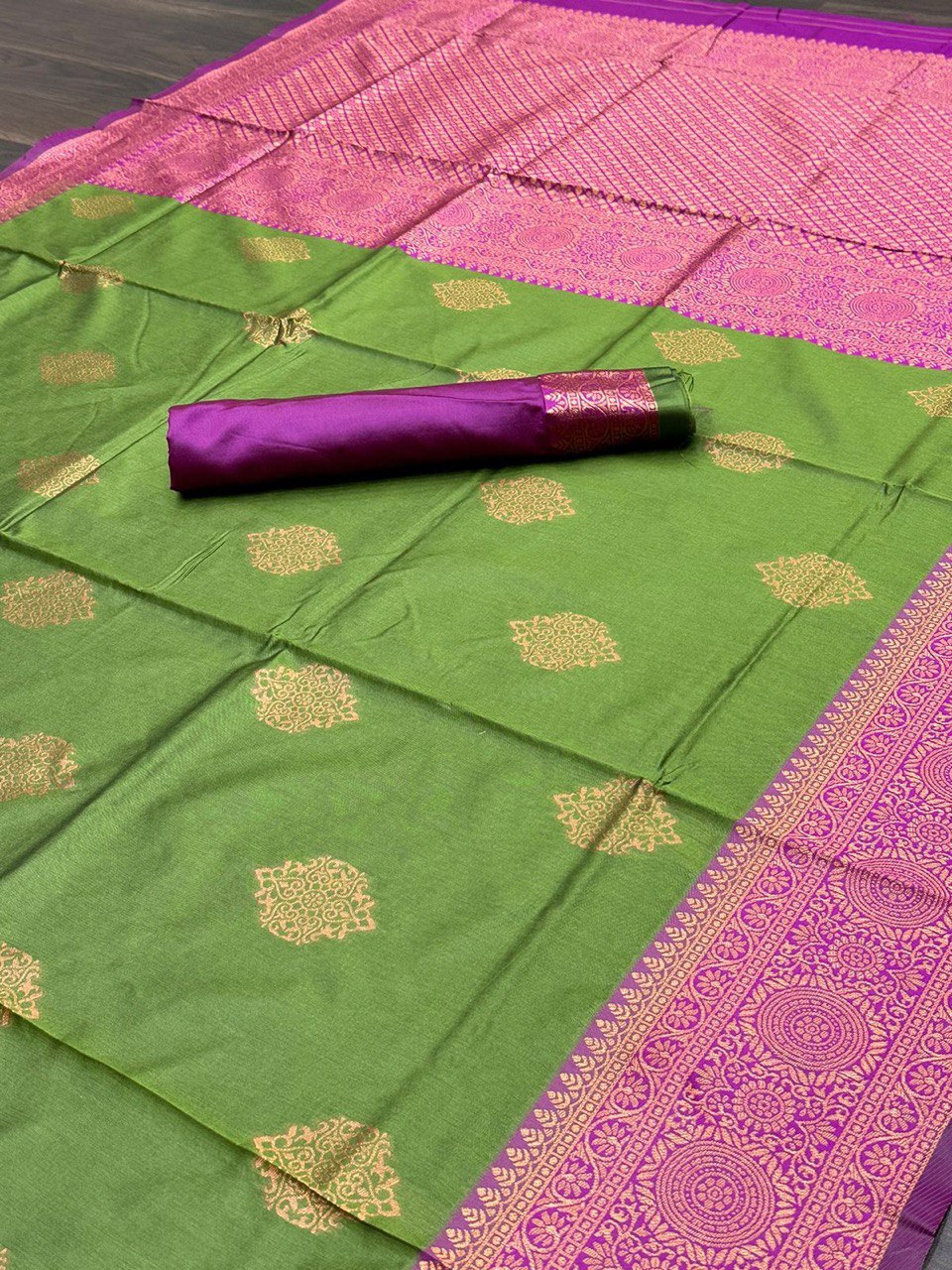 Pure Soft Silk Banarasi Kawda technique by Icultuer