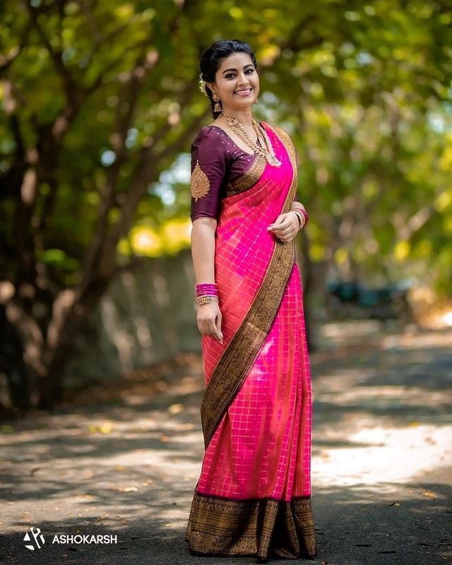 Pink Banarasi Pure Golden Zari by Icultuer
