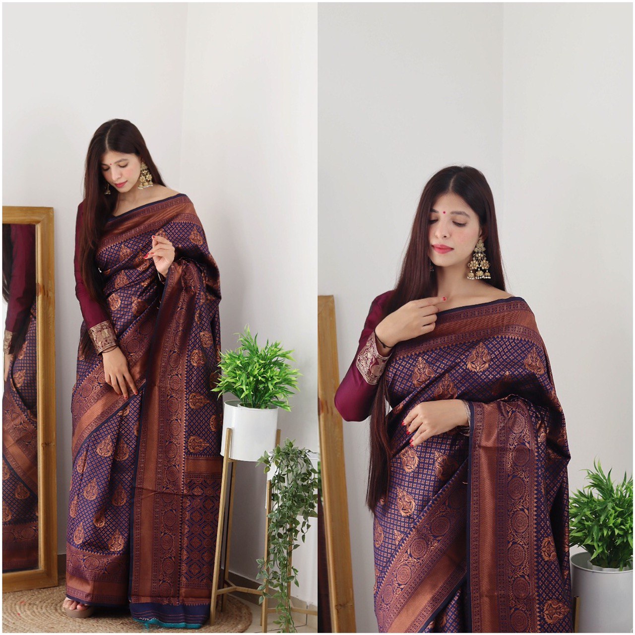 Lichi Pure Silk Copper Weaving by Icultuer
