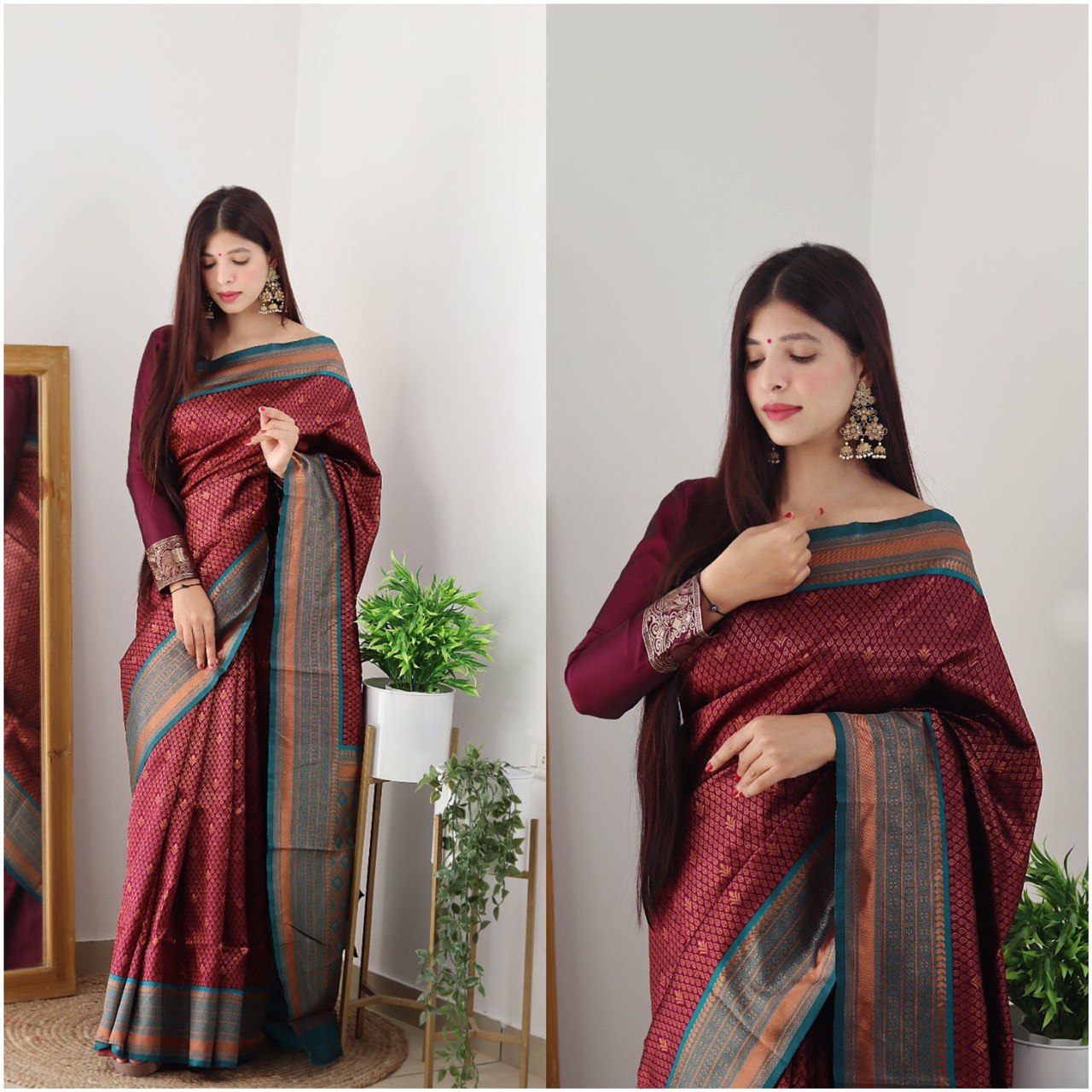 Lichi Pure Silk Copper Weaving by Icultuer