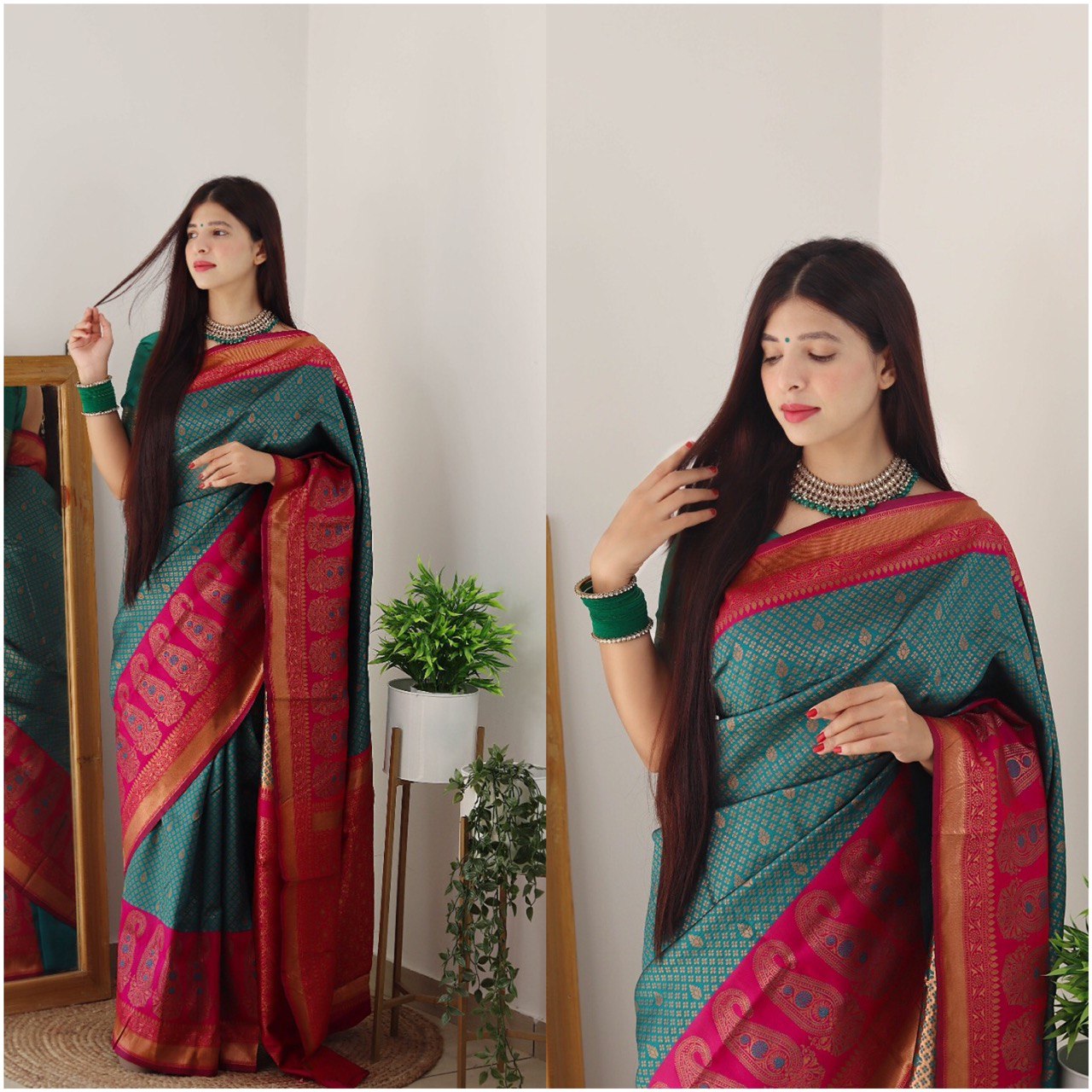 Lichi Pure Silk Copper Weaving by Icultuer