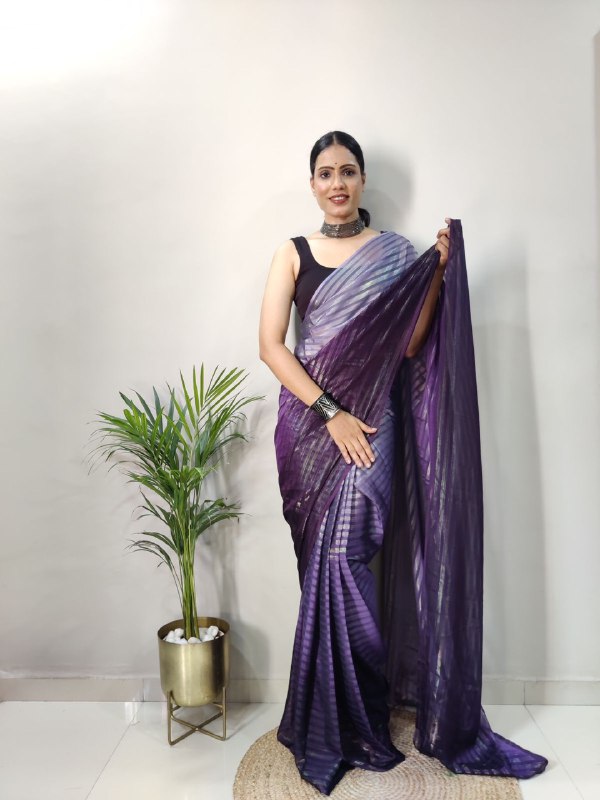 Fancy Multi Color Satin Zari Work by Icultuer