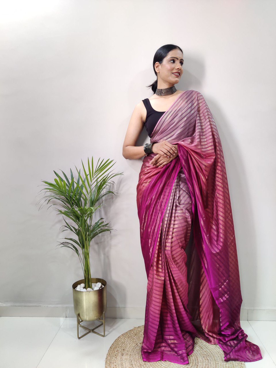 Fancy Multi Color Satin Zari Work by Icultuer