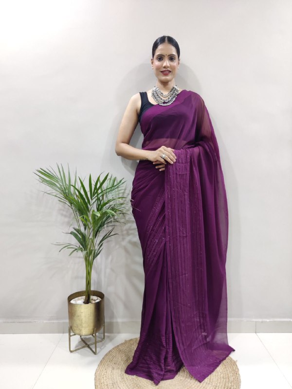 Fancy Pure Soft Georgette Fabric Multi Color Ready To Wear by Icultuer