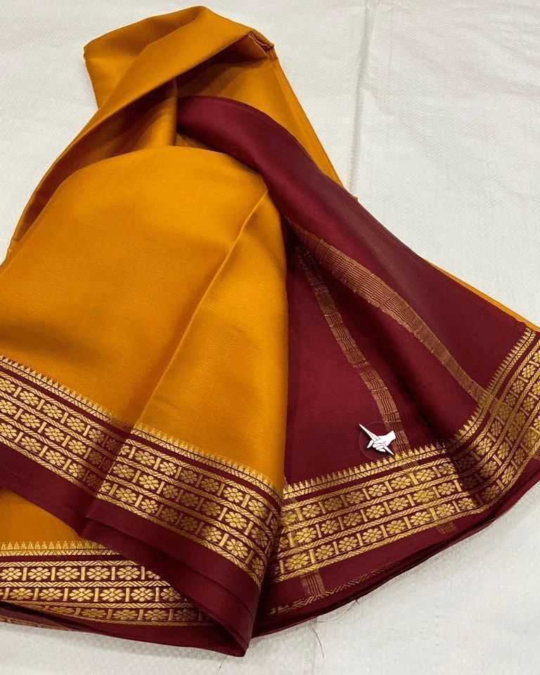 Buy Exclusive Mysore Crepe Silk by Icultuers – Pure Silk Collection