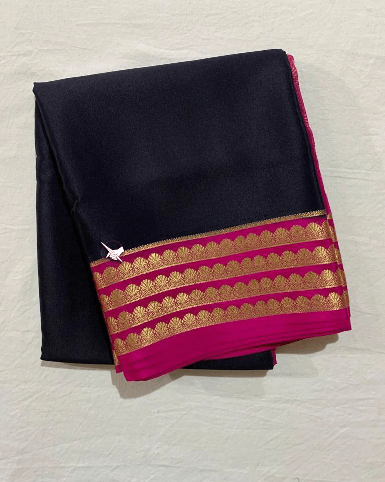 Soft Silk Mysore Crepe by Icultuers – Elegant Indian Ethnic Wear