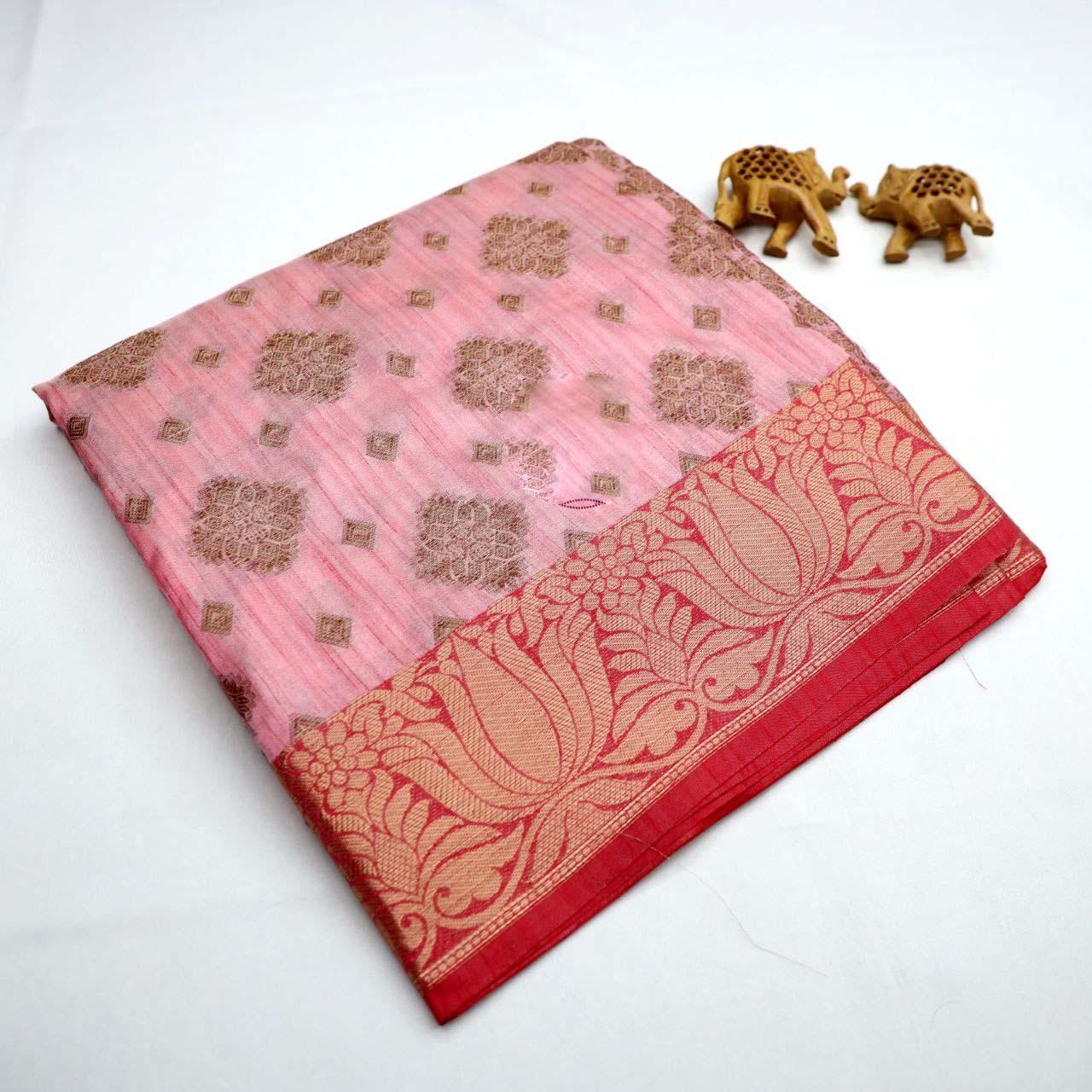 Elegant Bridal Wear Zari Border Silk Sarees – Pure Silk Luxury