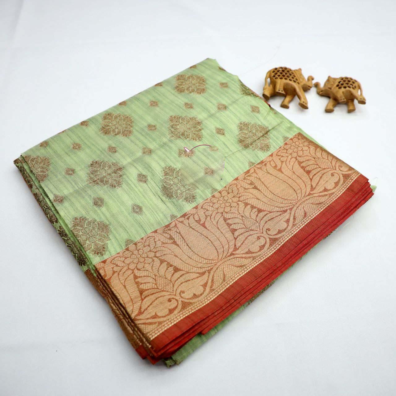 Beautiful Bridal Wear Silk Sarees With Zari Border Work – Shop Now