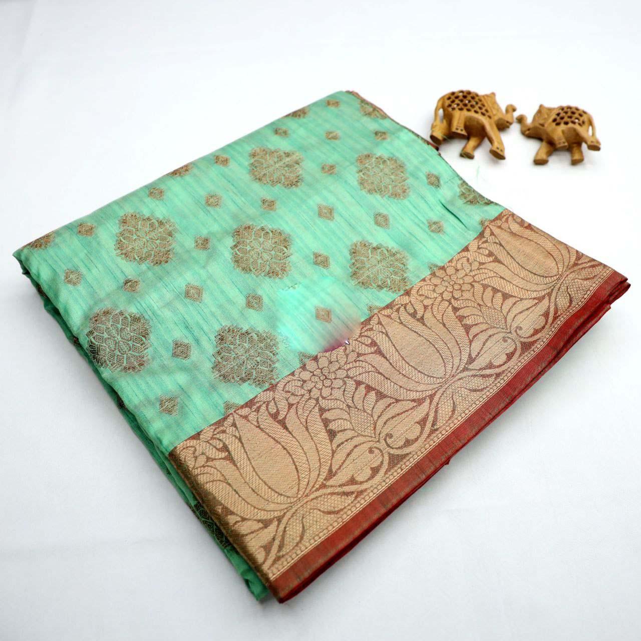 Elegant Bridal Wear Zari Border Silk Sarees – Pure Silk Luxury