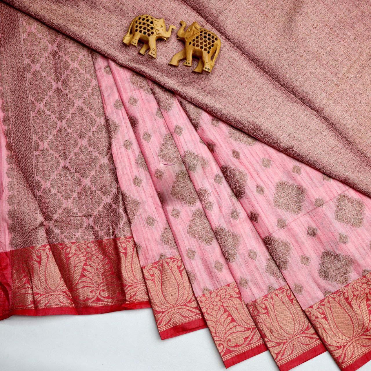 Beautiful Bridal Wear Silk Sarees With Zari Border Work – Shop Now