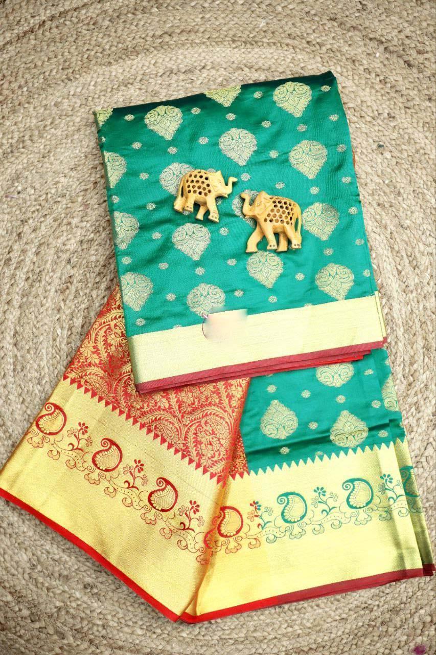 Exclusive Bridal Silk Sarees With Zari Border Work – Royal Look