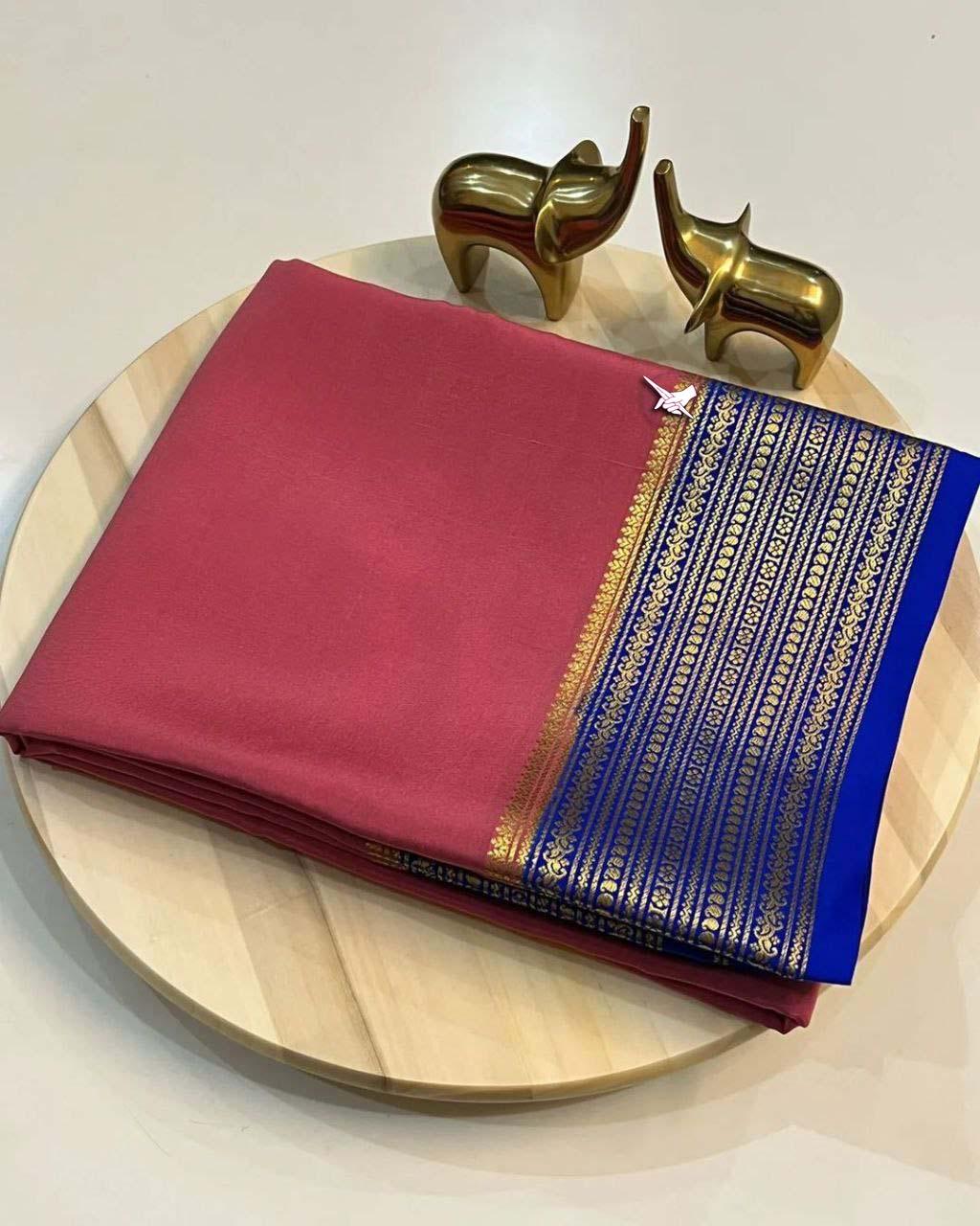 Traditional Mysore Soft Silk by Icultuers – Perfect for Weddings