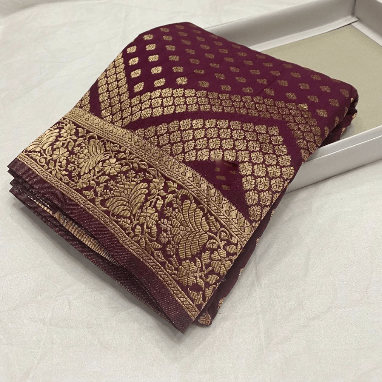 Exclusive Pure Georgette Silks by Icultuer – Graceful Draping Style