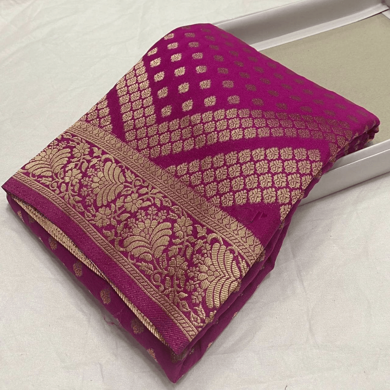 Exclusive Pure Georgette Silks by Icultuer – Graceful Draping Style