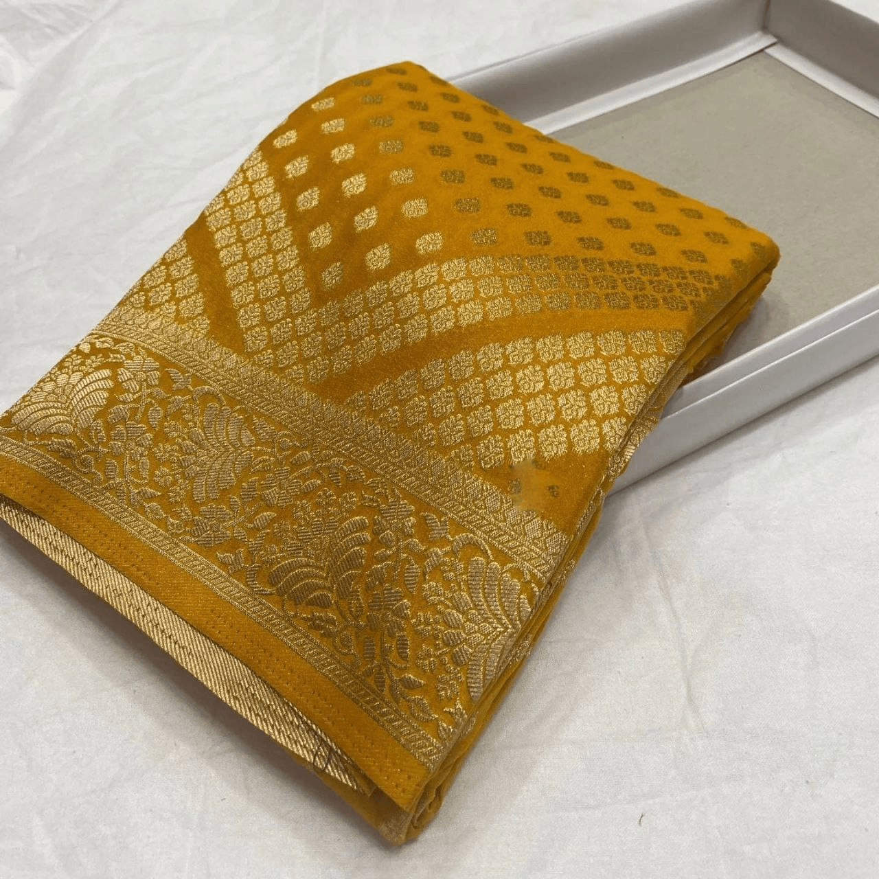 Exclusive Pure Georgette Silks by Icultuer – Graceful Draping Style