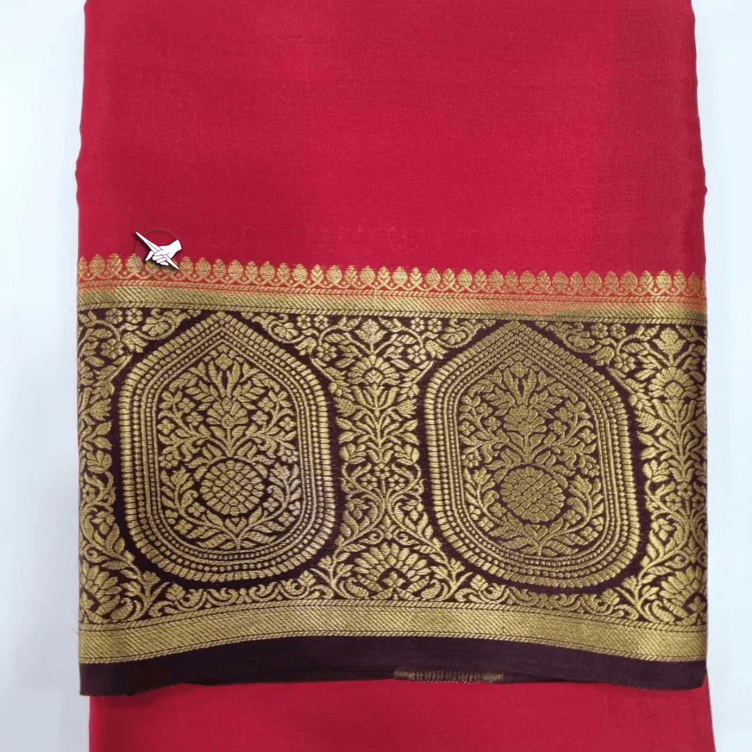 Authentic Elegance: Pure Mysore Silk by Icultuers for Every Occasion