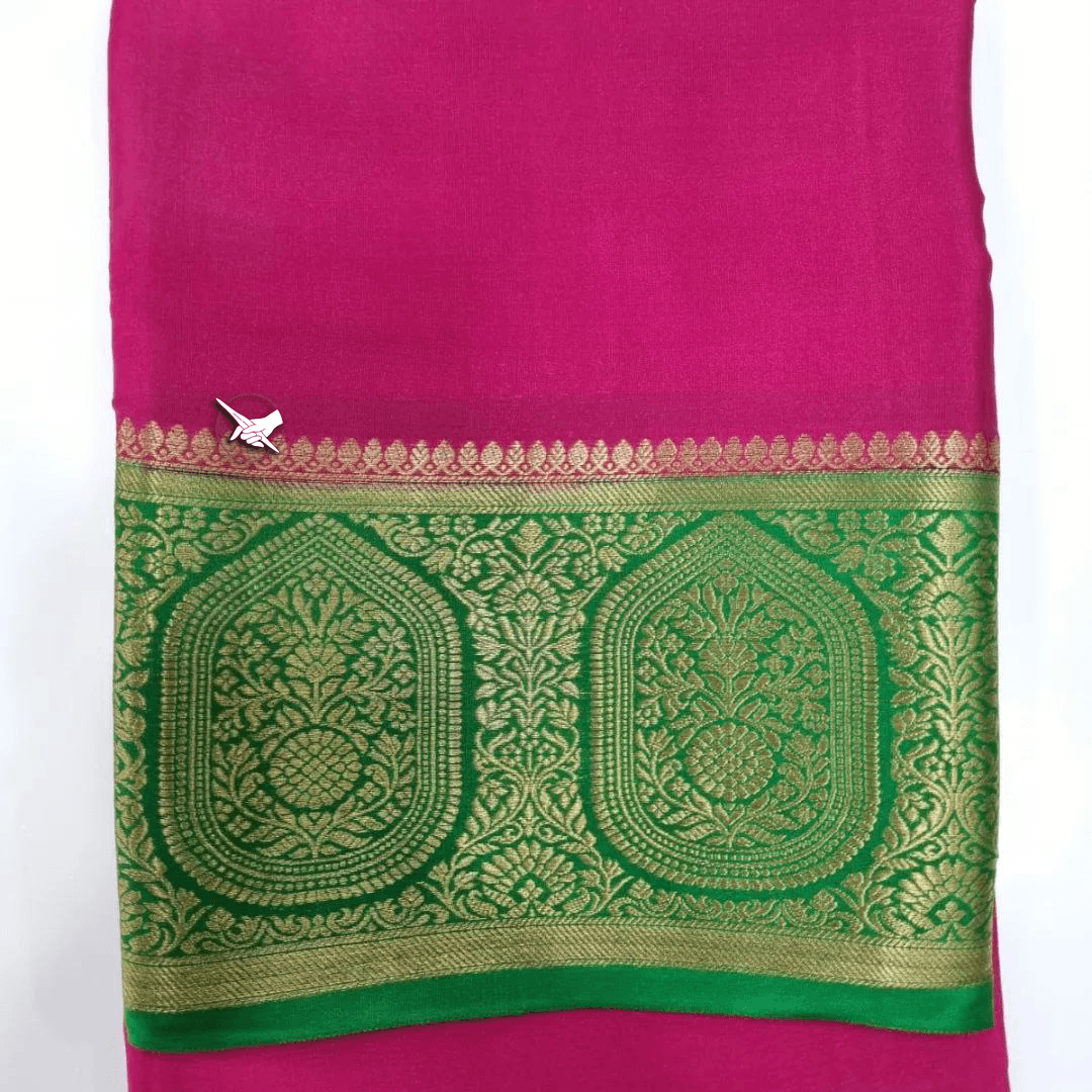 Exclusive Soft Silk Mysore Crepe Sarees – Vibrant & Elegant