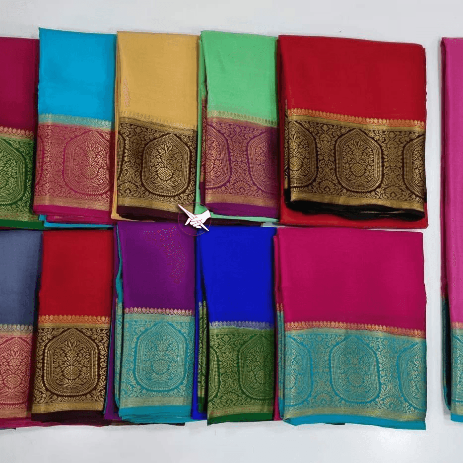 Authentic Elegance: Pure Mysore Silk by Icultuers for Every Occasion