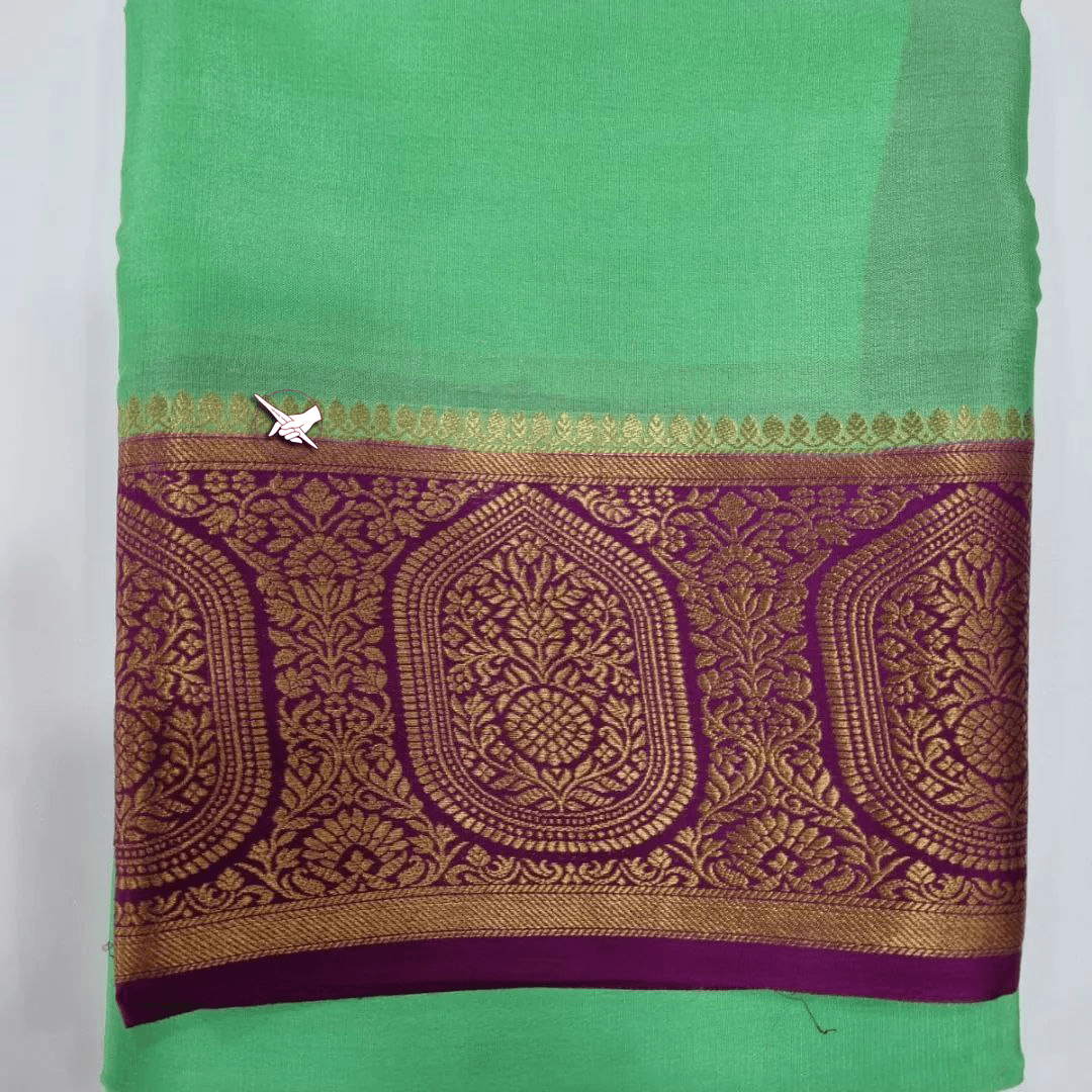 Authentic Elegance: Pure Mysore Silk by Icultuers for Every Occasion