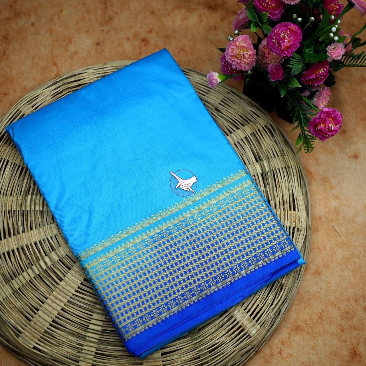 Premium Quality Mysore Crepe Silk Sarees – Soft & Shiny