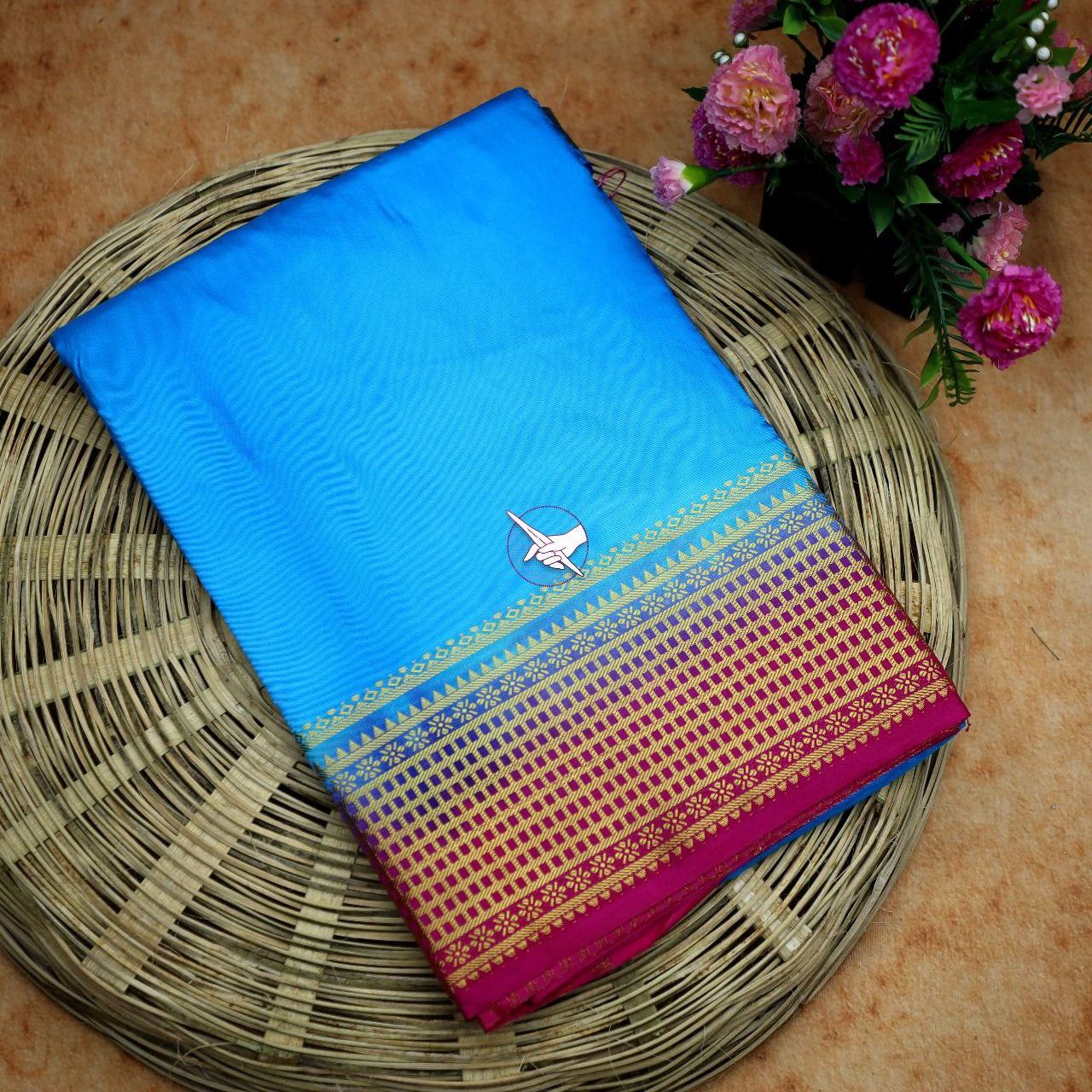 Premium Quality Mysore Crepe Silk Sarees – Soft & Shiny