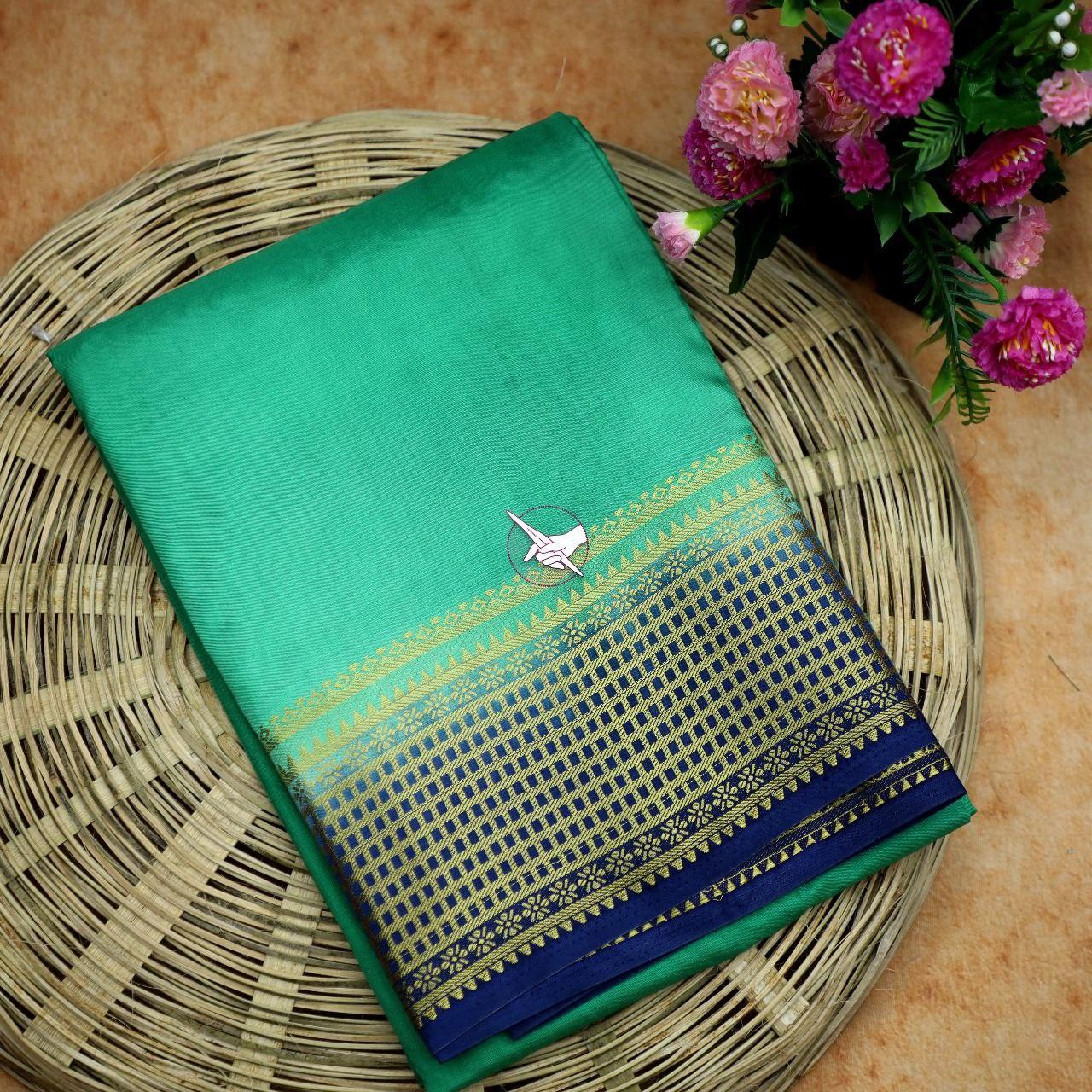 Premium Quality Mysore Crepe Silk Sarees – Soft & Shiny