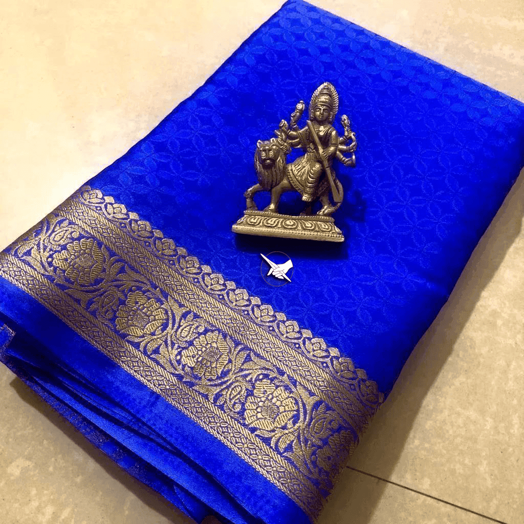 Saree Sonata: Mysore Crepe Soft Silk with Lined Charm