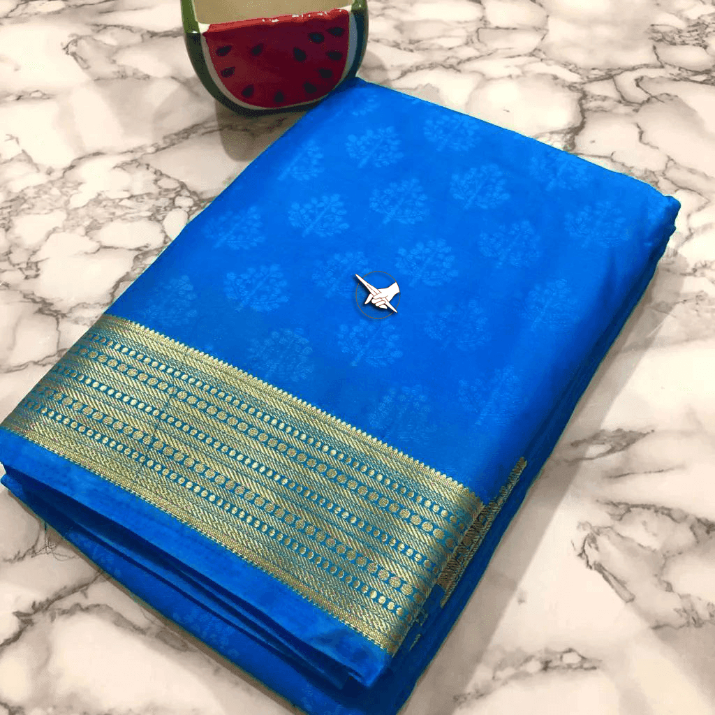 Ethereal Weaves: Mysore Crepe Soft Silk Elegance