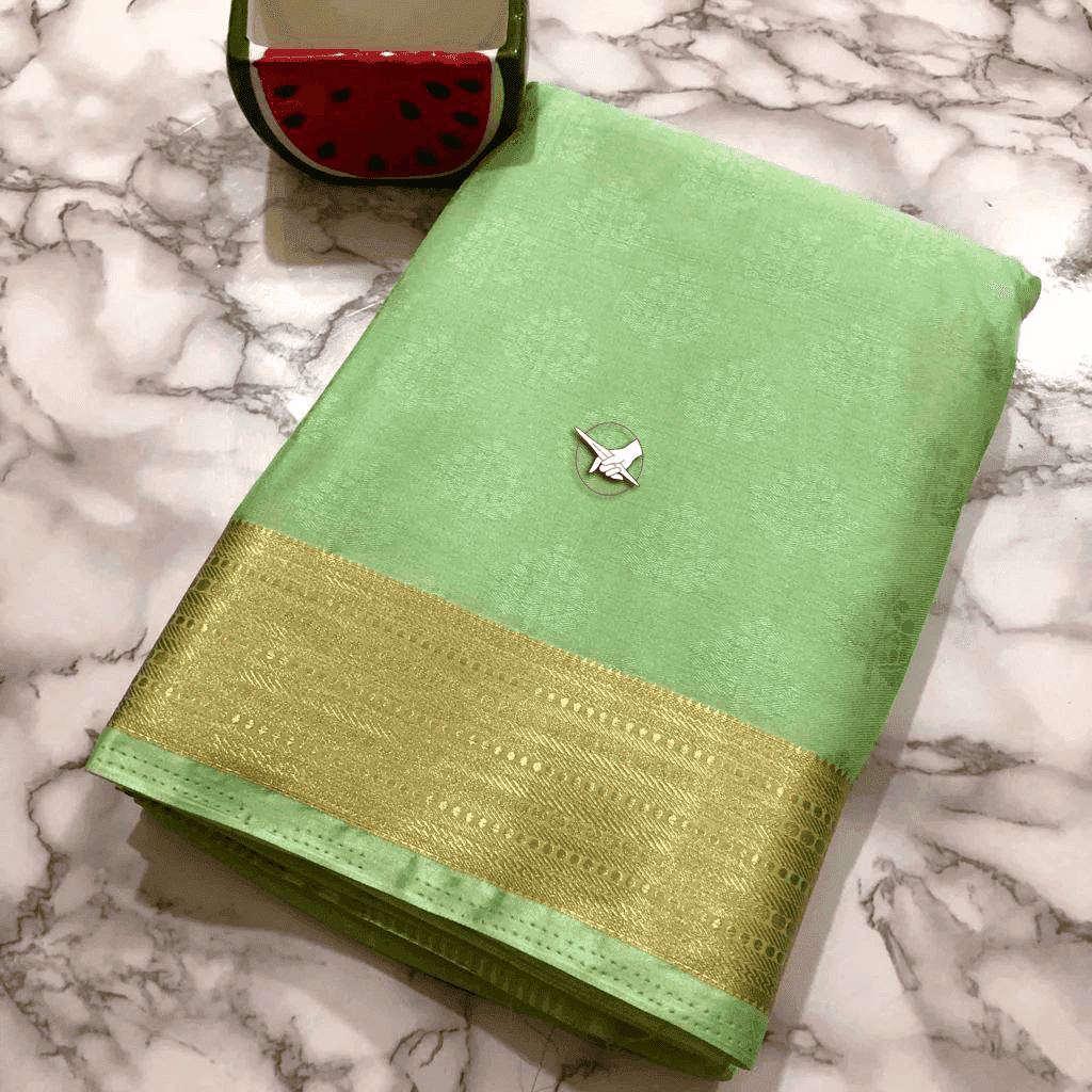 Classic Weave: Soft Mysore Silk with Lined Pallu