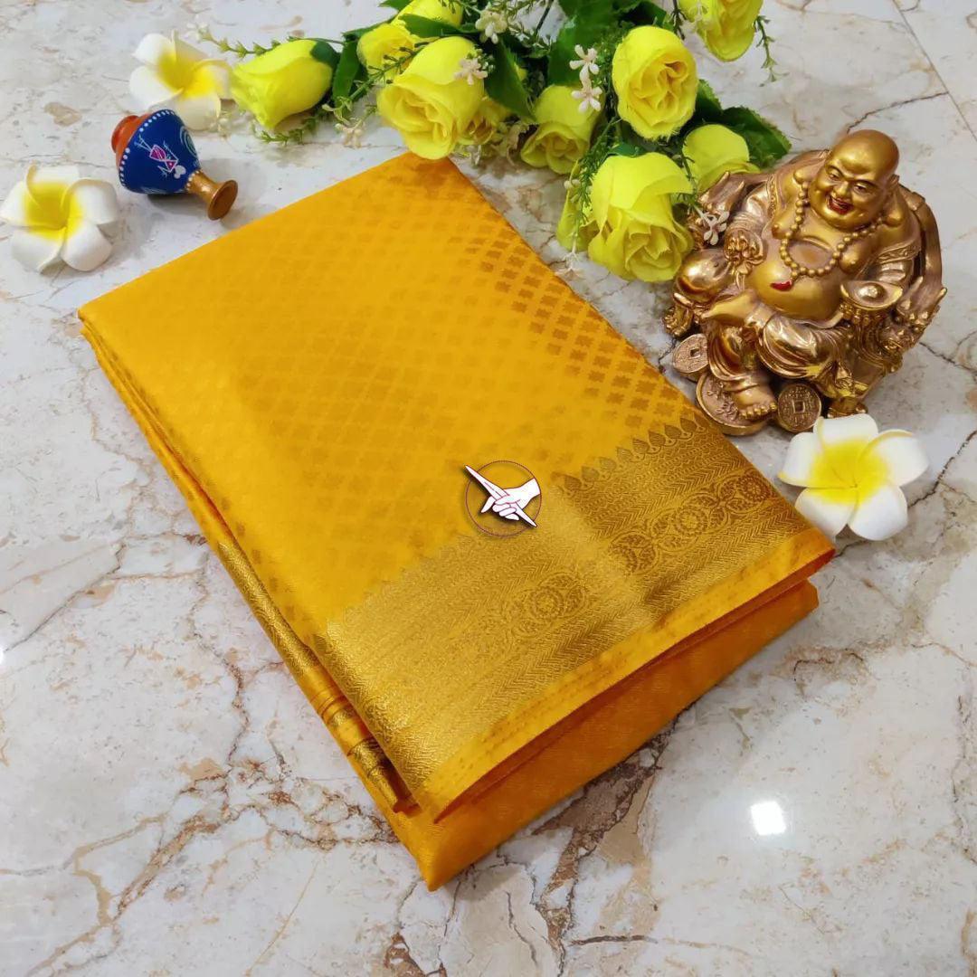 Elegant Mysore Silk Sarees With Rich Zari Border – Classic Collection