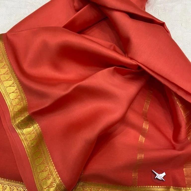Soft Mysore silk sarees enhanced by beautiful zari border for weddings