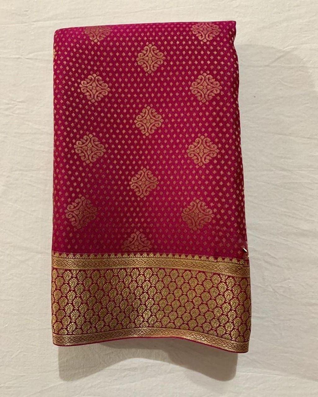 Premium Pure Georgette Silks Sarees – Lightweight & Luxurious