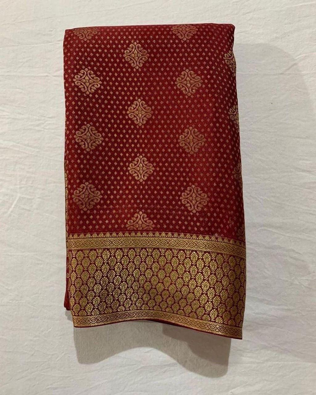 Premium Pure Georgette Silks Sarees – Lightweight & Luxurious