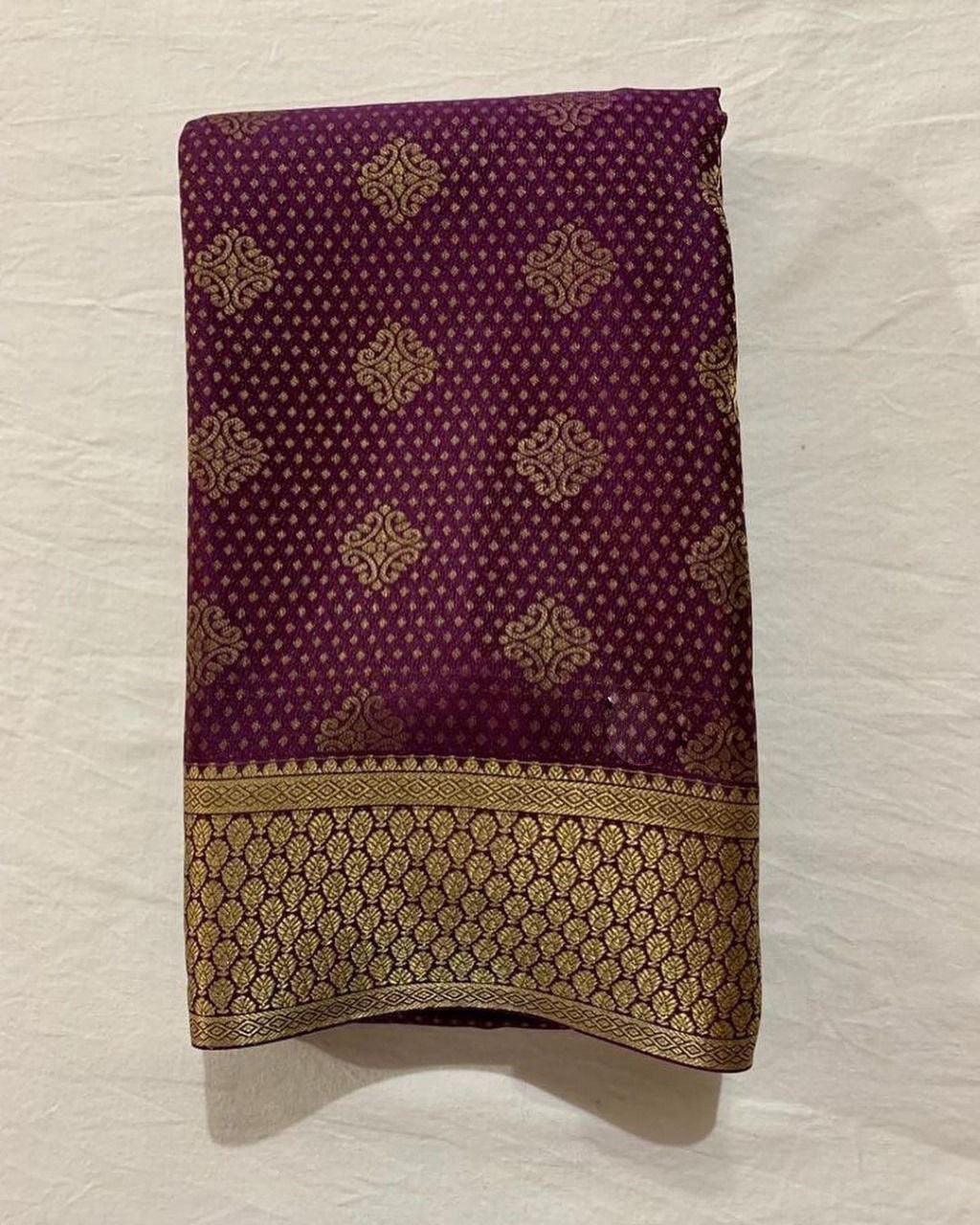 Premium Pure Georgette Silks Sarees – Lightweight & Luxurious