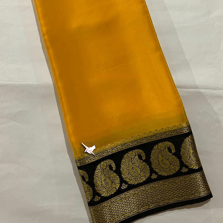 Shop Pure Mysore Crepe Soft Silk by Icultuers – Grace in Every Drape