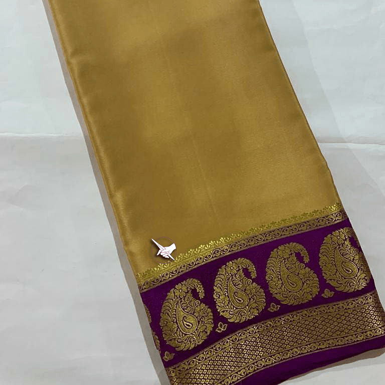 Shop Pure Mysore Crepe Soft Silk by Icultuers – Grace in Every Drape