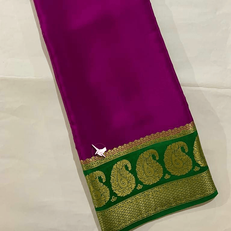 Shop Pure Mysore Crepe Soft Silk by Icultuers – Grace in Every Drape