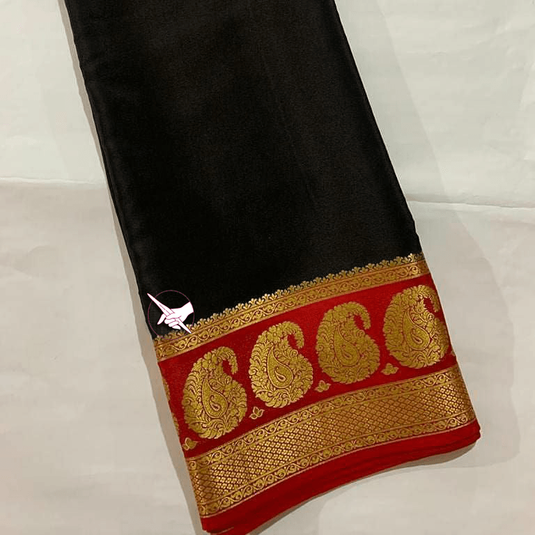 Shop Pure Mysore Crepe Soft Silk by Icultuers – Grace in Every Drape
