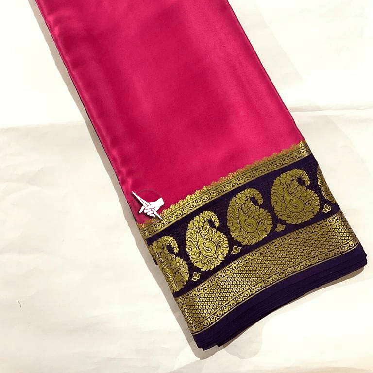 Shop Pure Mysore Crepe Soft Silk by Icultuers – Grace in Every Drape