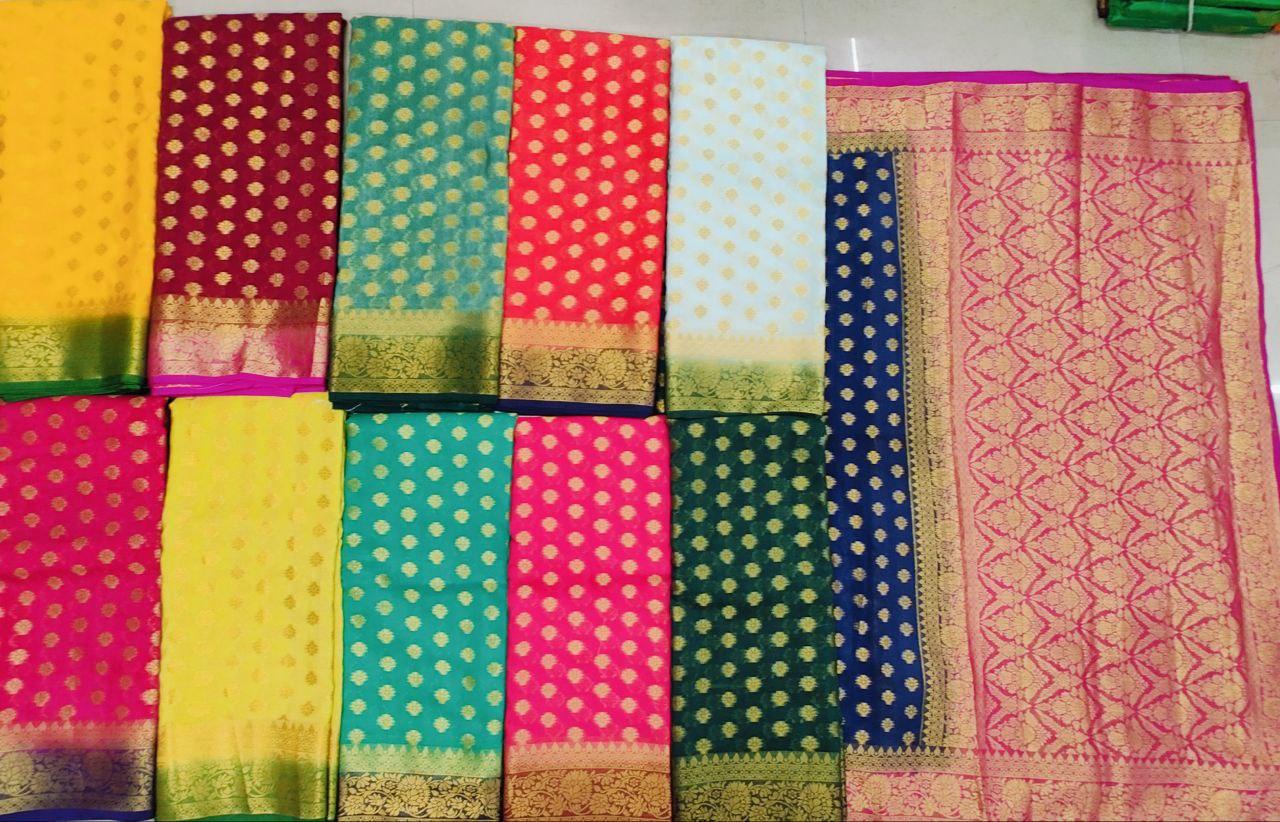 PURE GEORGETTE SILKS by Icultuer 03