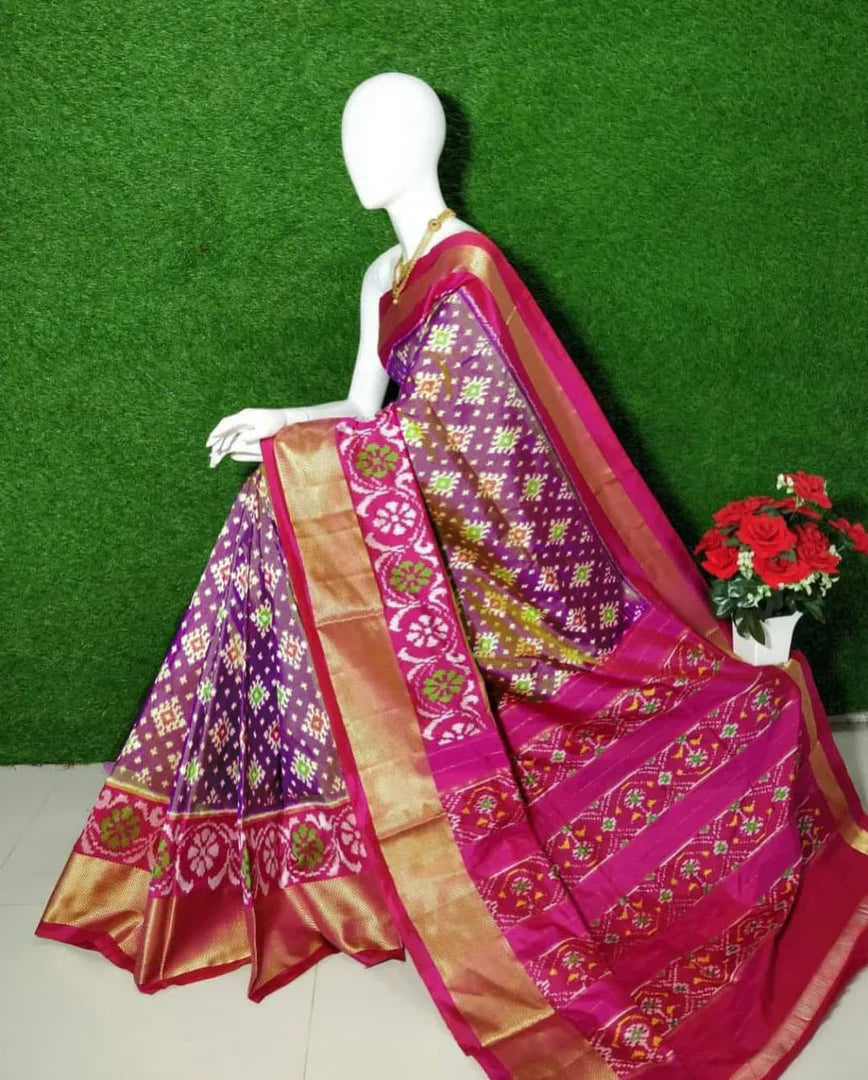 Pochampalli Printed Handloom Soft Silk by Icultuer