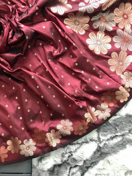 Mesmerising icultural Soft Banarasi Silk Saree
