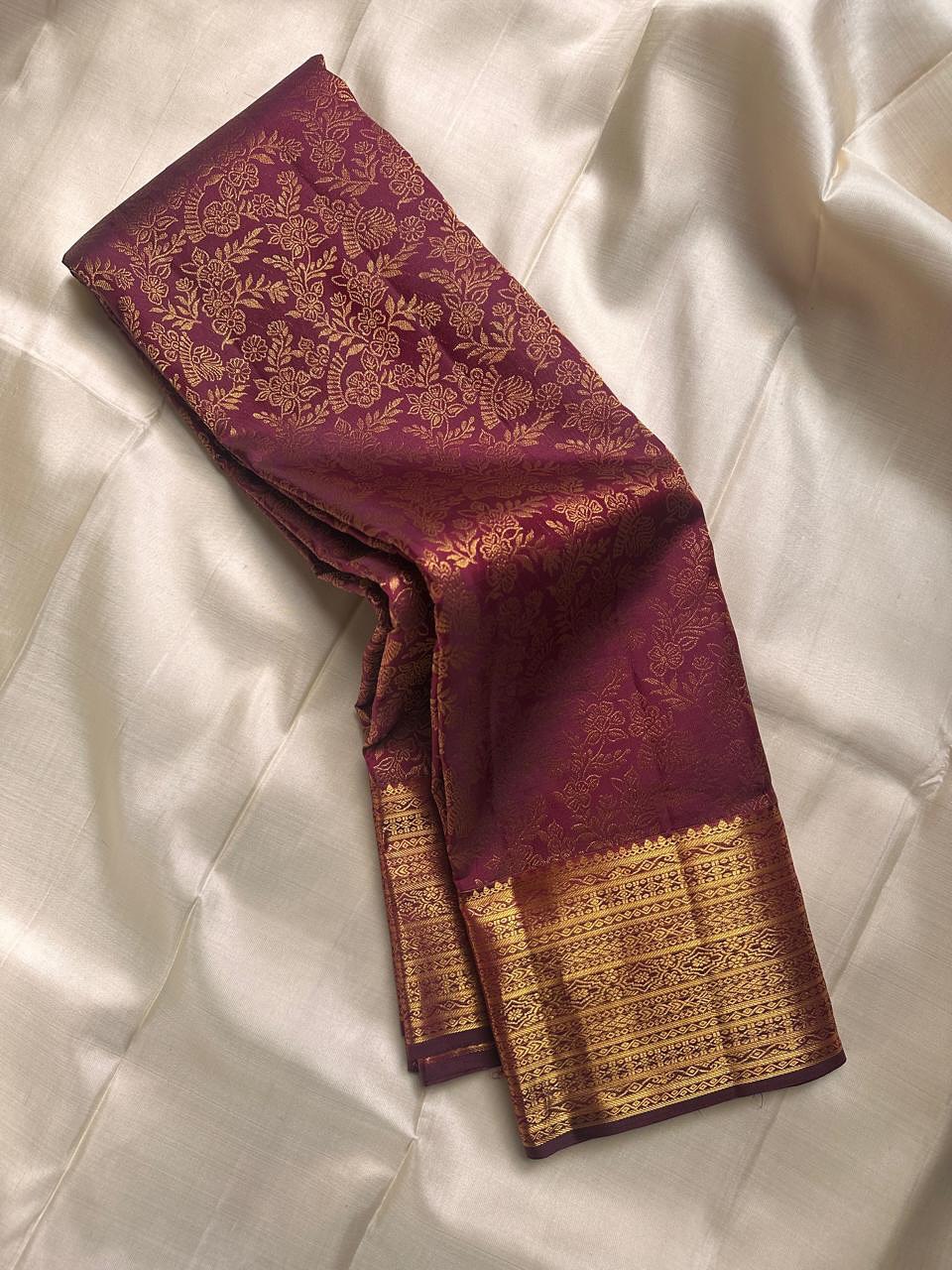 Banarasi Soft Silk Saree with Timeless Zari Detailing