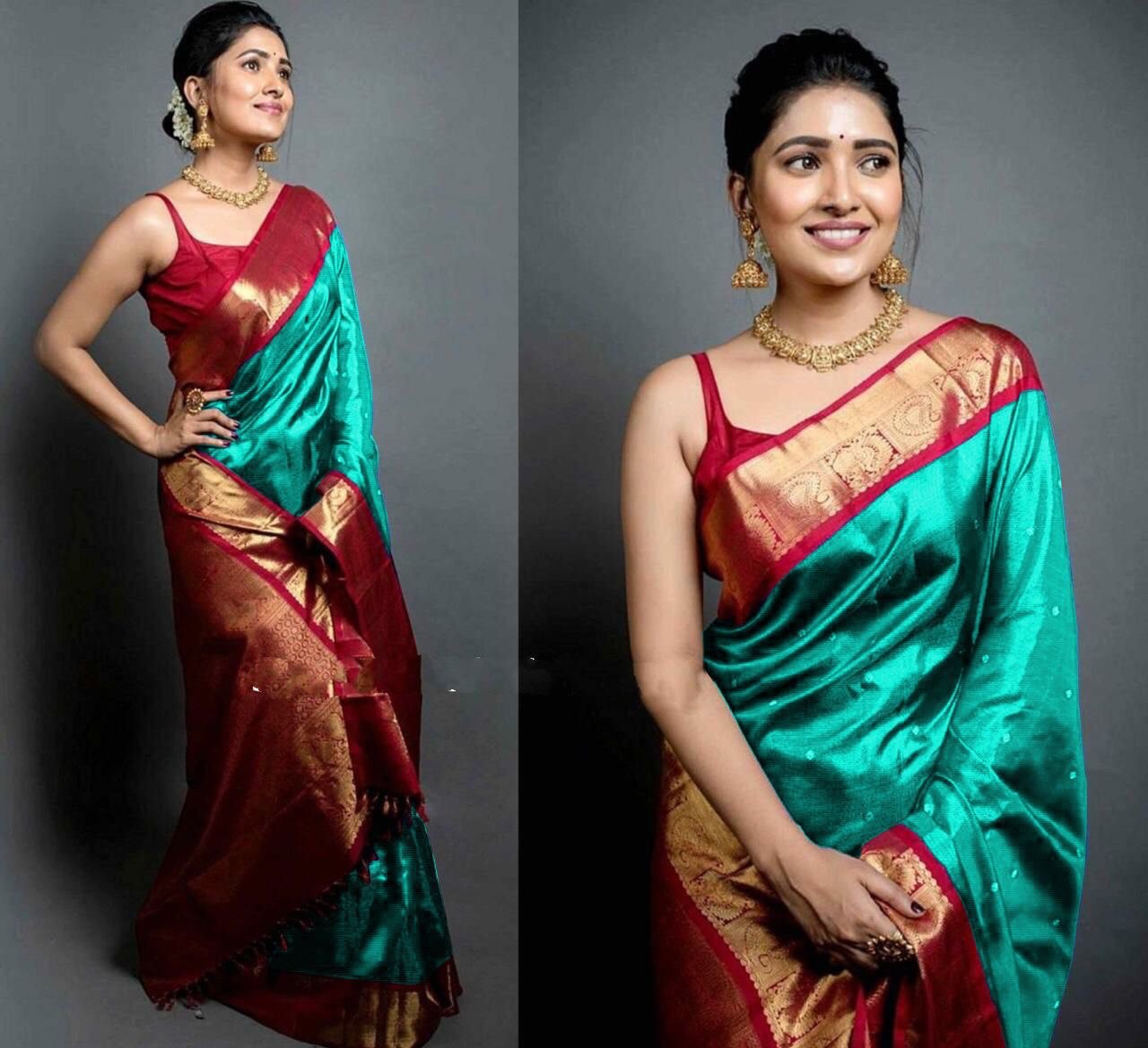 Banaras Soft Silk by Icultuer With Kadwa Technique