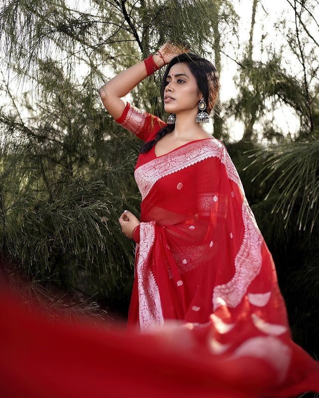 Red Rich Color Special Design Pure Soft Cotton by Icultuer