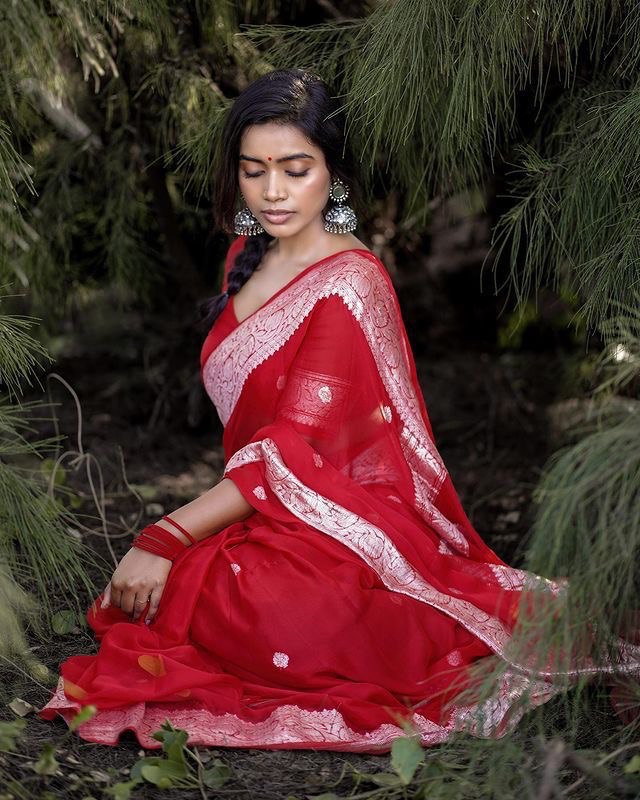Red Rich Color Special Design Pure Soft Cotton by Icultuer